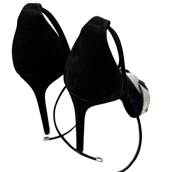 COPY - Schutz Stiletto Heels Braided Rhinestone Open Toe Strappy Glam Elegant S… - Picture 10 of 16